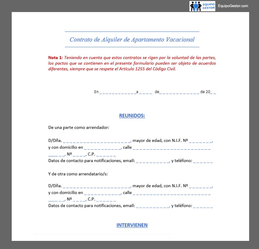 Modelo Contrato Alquiler Vacacional Gratis Oldtravelbag Modelo Contrato Alquiler Vacacional Gratis Oldtravelbag